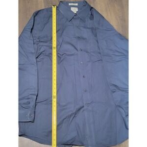 L.L. Bean XXL Tall Blue Wrinkle Resistant Long Sleeve‎ Button Down Shirt